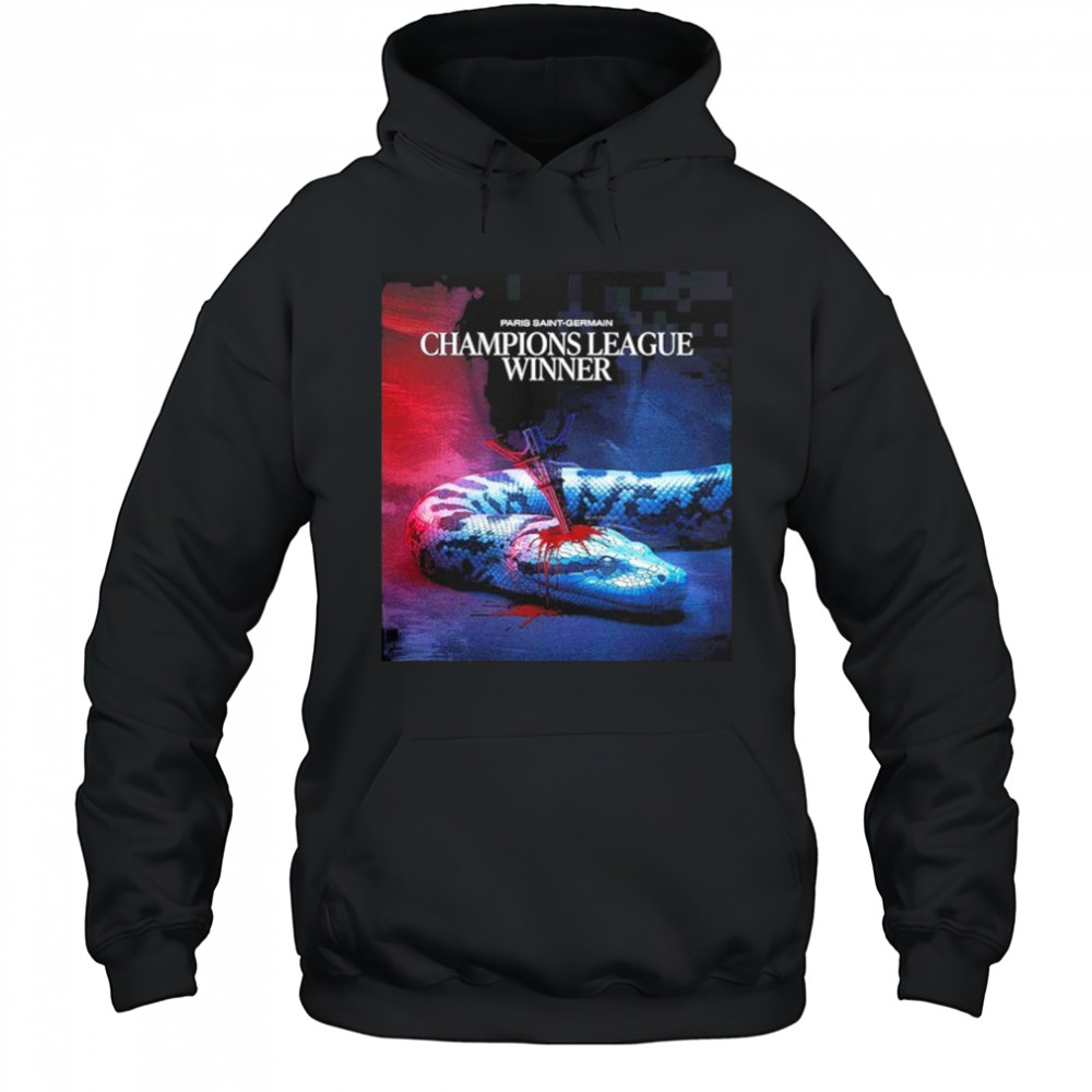 Paris Saint Germant Is The Champions UEFA Champions League 2025 Defeat Snake shirt Hoodie