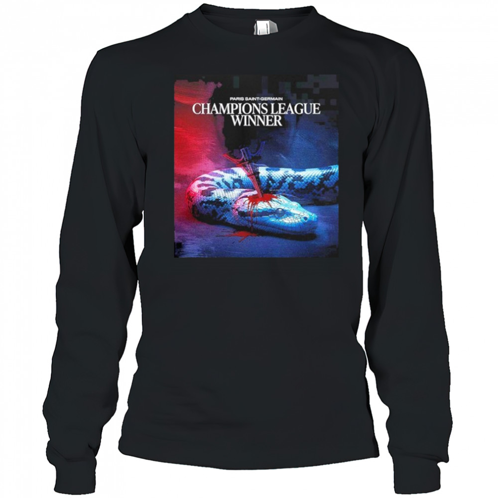 Paris Saint Germant Is The Champions UEFA Champions League 2025 Defeat Snake shirt Long Sleeved
