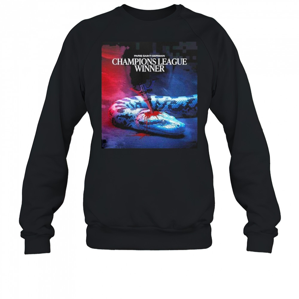 Paris Saint Germant Is The Champions UEFA Champions League 2025 Defeat Snake shirt Sweatshirt