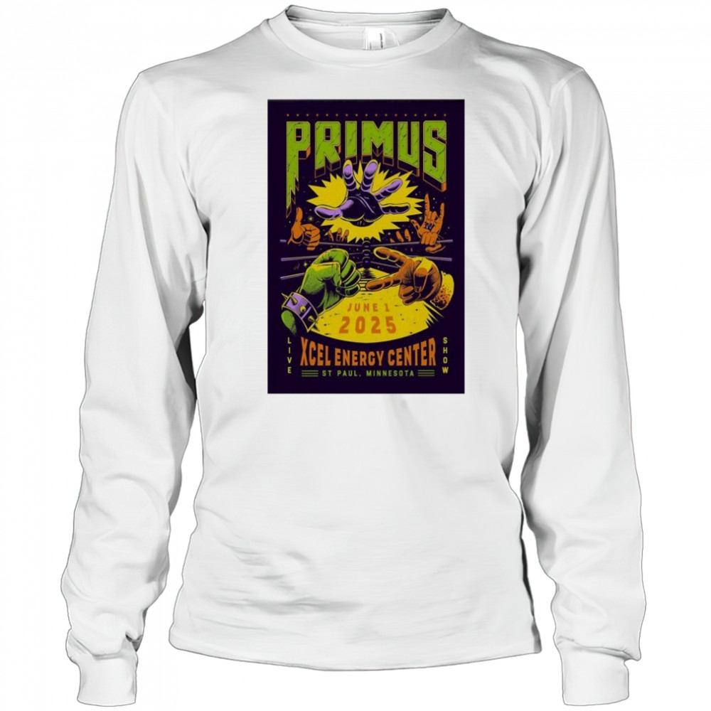 Primus S.T Paul MN On Jun 1 2025 Poster shirt Long Sleeved