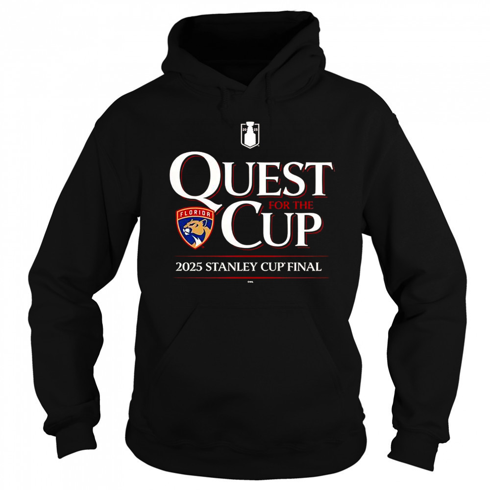 Quest For The Cup Florida Panthers 2025 Stanley Cup Final T-Shirt Sweatshirt