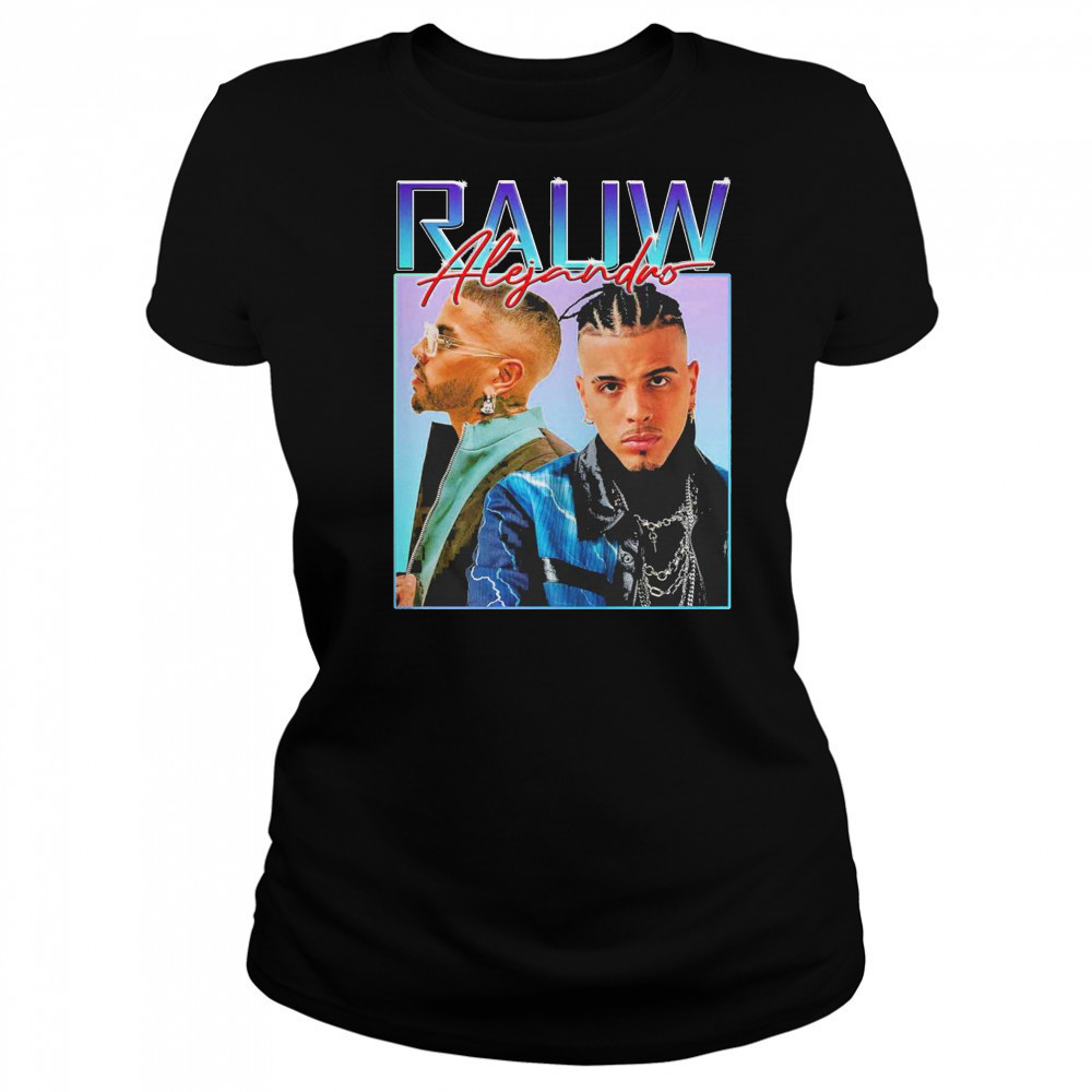 Rauw Alejandro vintage rap music raúl alejandro ocasio ruiz retro t-shirt Women's T-shirt