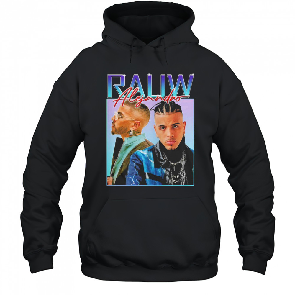 Rauw Alejandro vintage rap music raúl alejandro ocasio ruiz retro t-shirt Hoodie