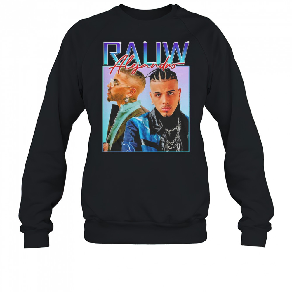 Rauw Alejandro vintage rap music raúl alejandro ocasio ruiz retro t-shirt Sweatshirt
