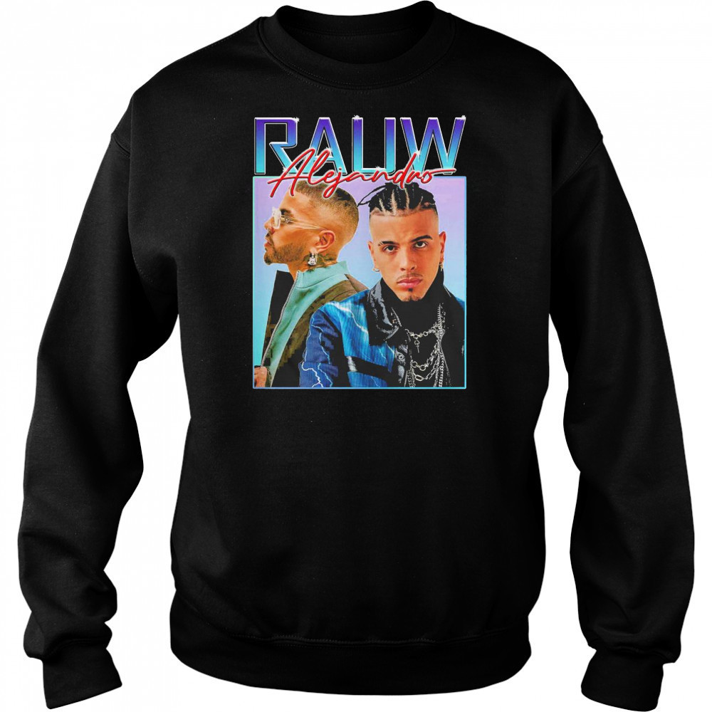 Rauw Alejandro vintage rap music raúl alejandro ocasio ruiz retro t-shirt Hoodie