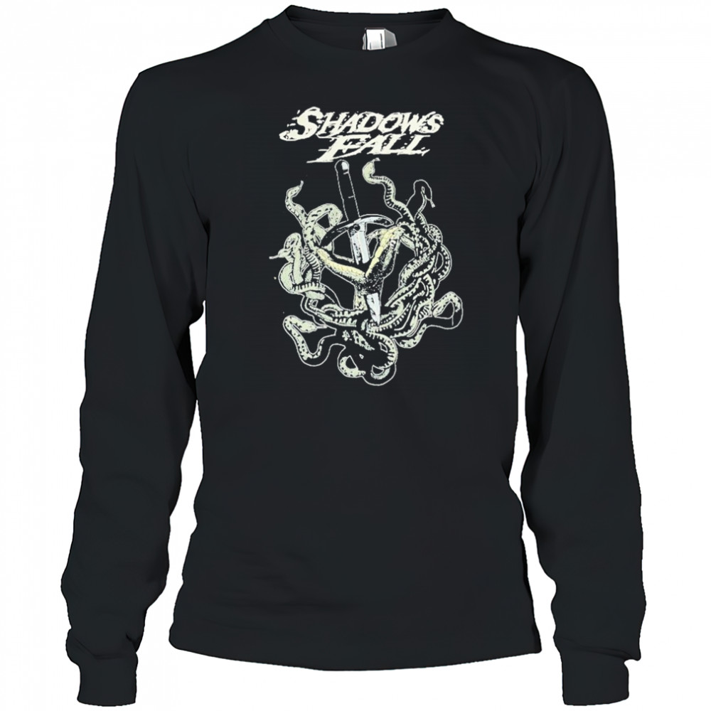 Shadows Fall Snake Knife T-shirt Long Sleeved