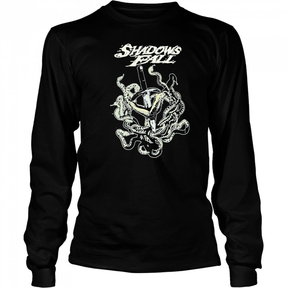 Shadows Fall Snake Knife T-shirt Long Sleeved