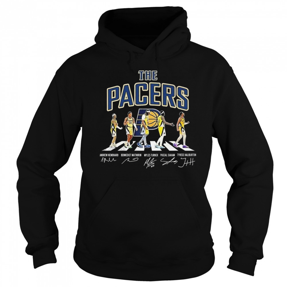 The Indiana Pacers Road Abbey Signatures 2025 Shirt Sweatshirt