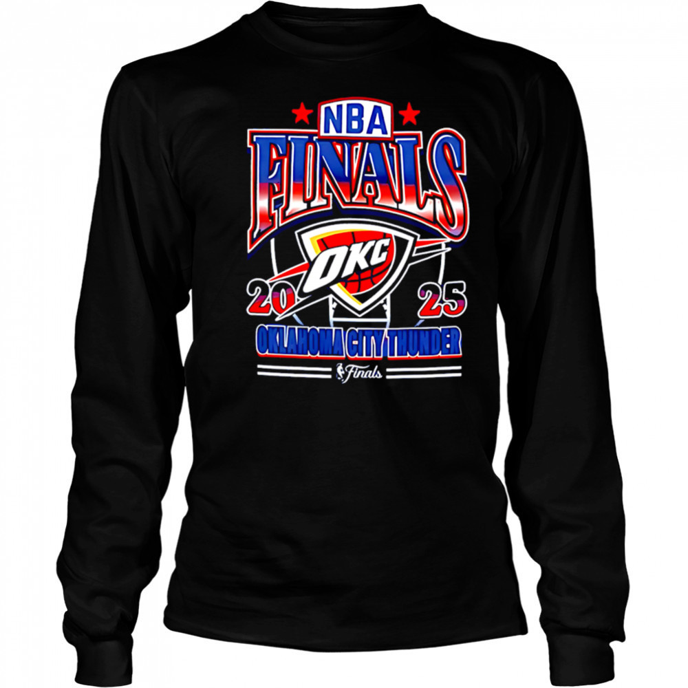 47 Oklahoma City Thunder Blue 2025 Finals Participant shirt Long Sleeved