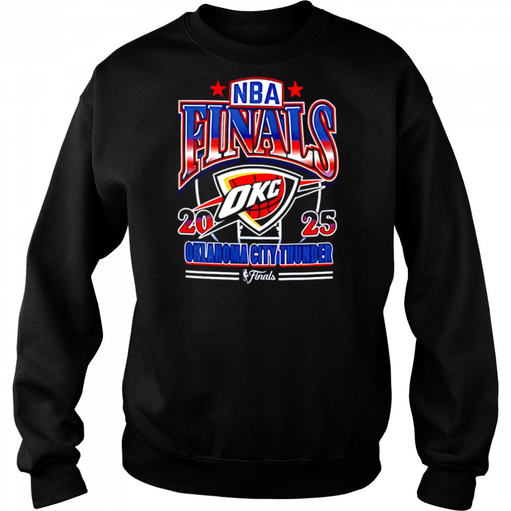 47 Oklahoma City Thunder Blue 2025 Finals Participant shirt Hoodie