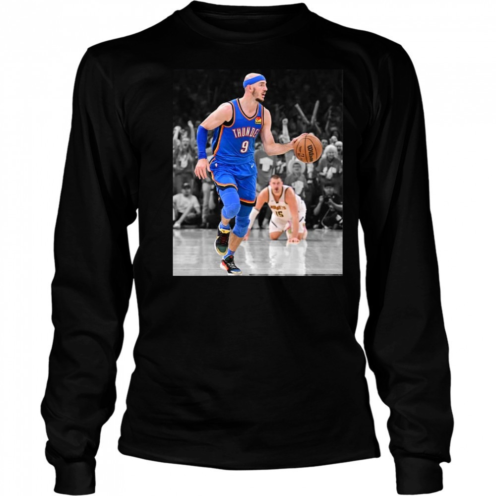 Alex Caruso Funny Meme With Nikola Jokic Shirt Long Sleeved