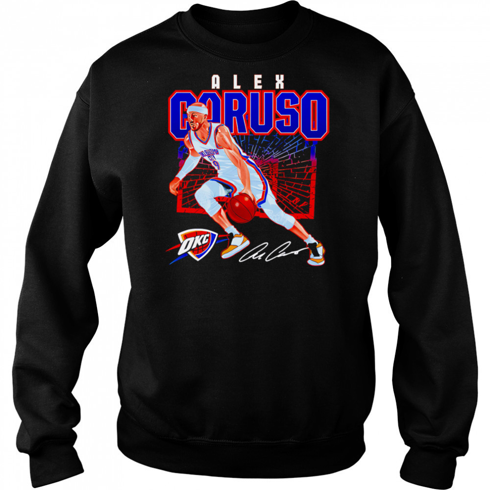 Alex Caruso Oklahoma City Thunder Shattered shirt Hoodie