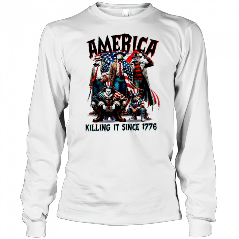 America Killing It Since 1776 Shirt Long Sleeved