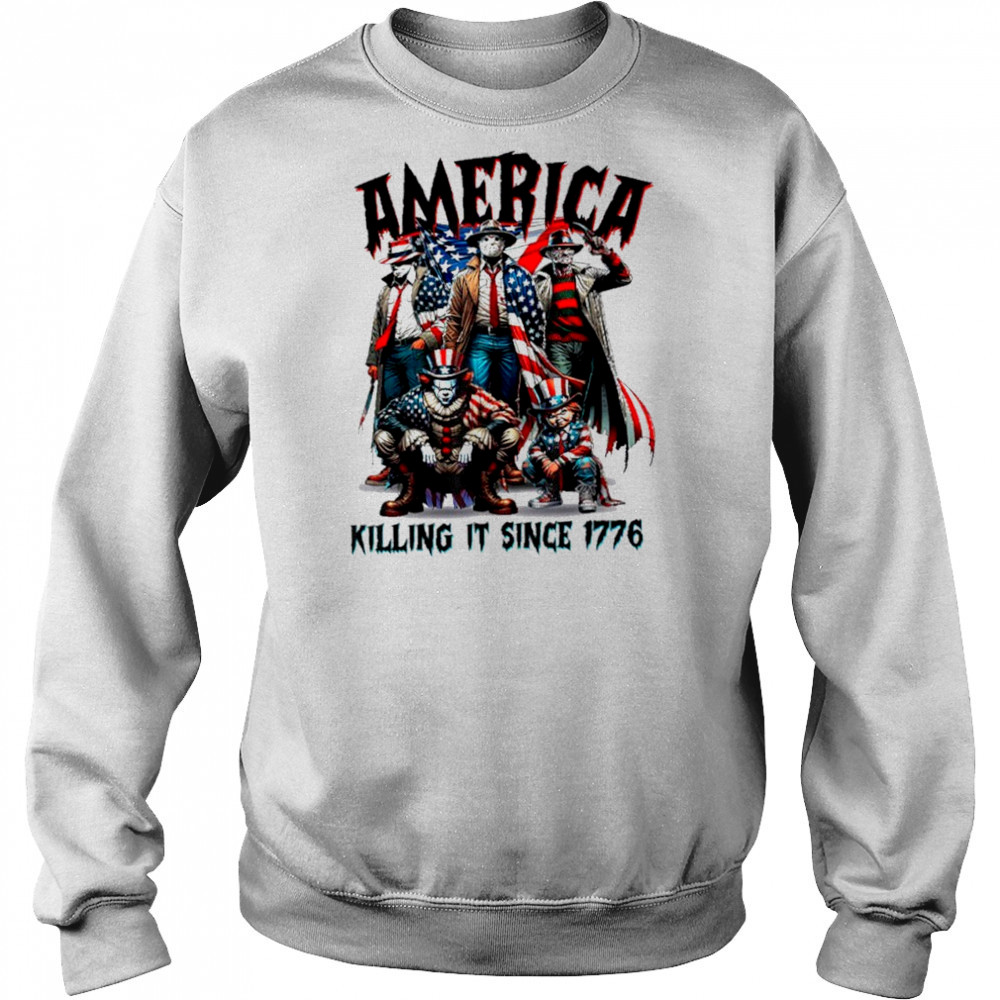 America Killing It Since 1776 Shirt Hoodie