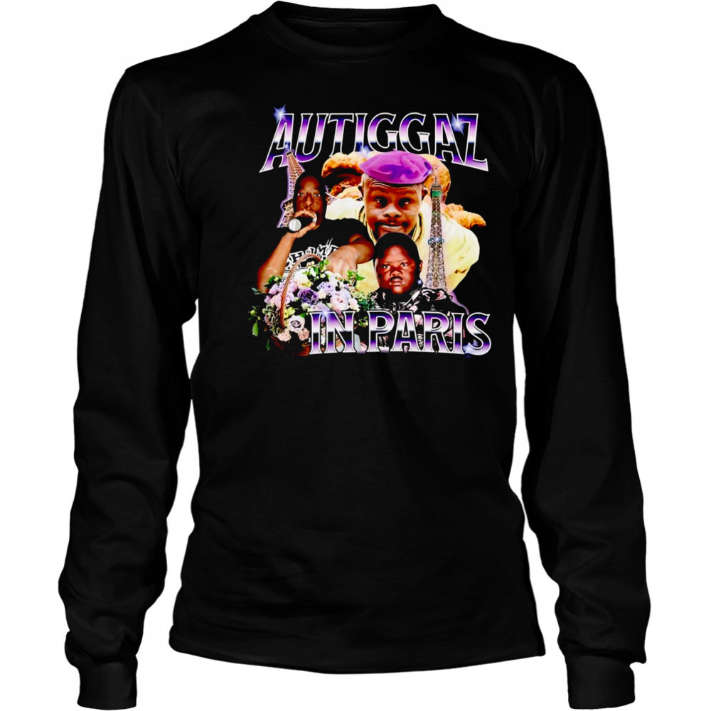 Autiggaz in Paris shirt Long Sleeved