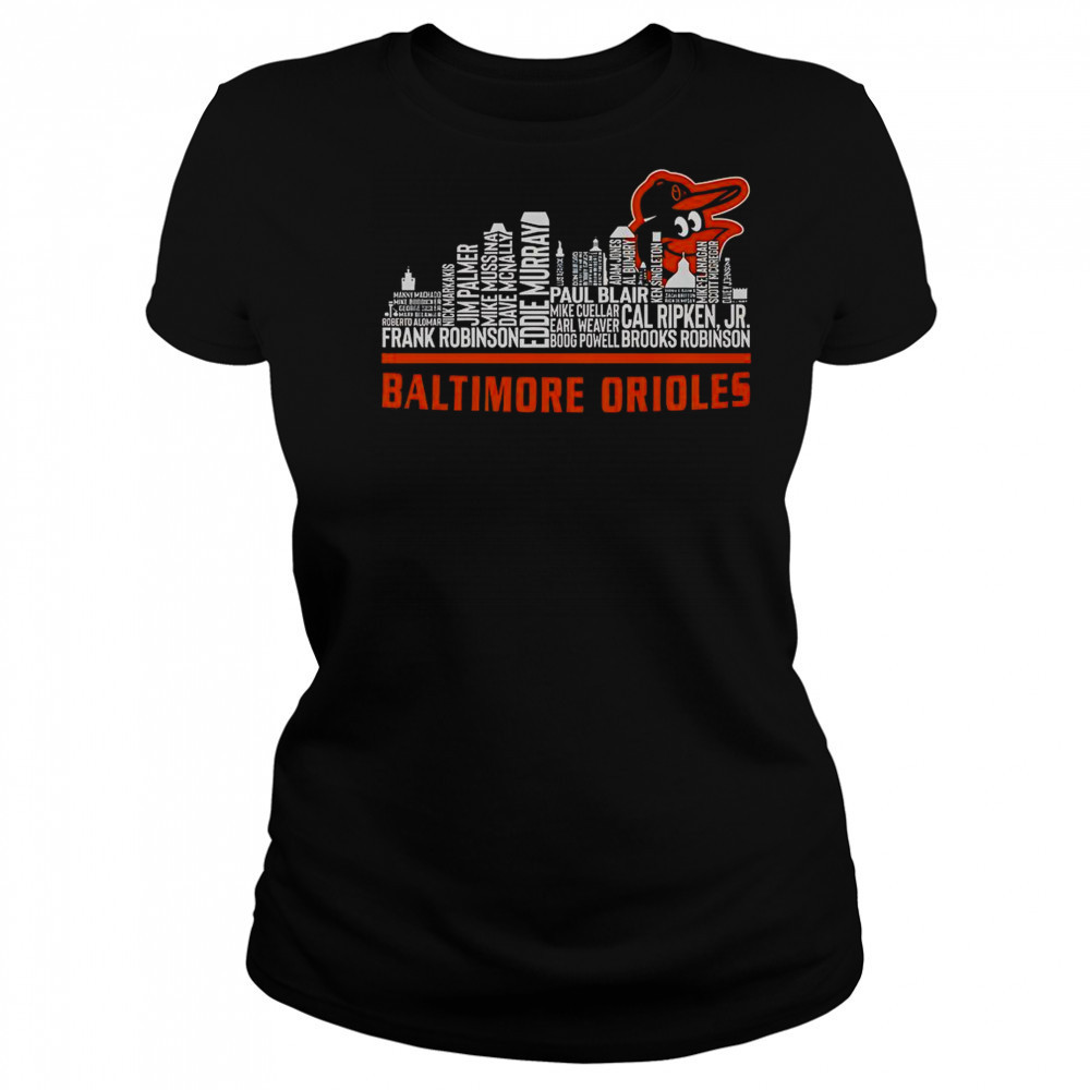 Baltimore Orioles 2025 Skyline T-Shirt Women's T-shirt