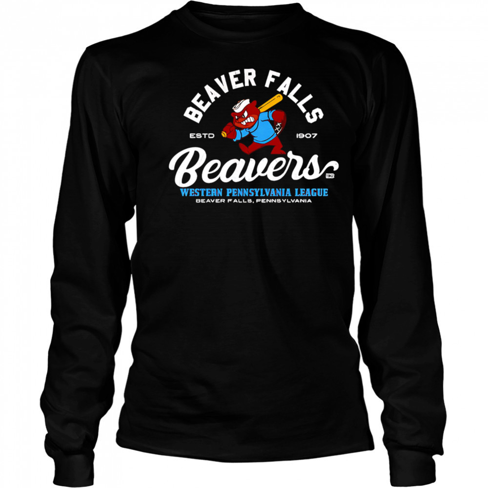 Beaver Falls Beaver Baseball shirt Long Sleeved