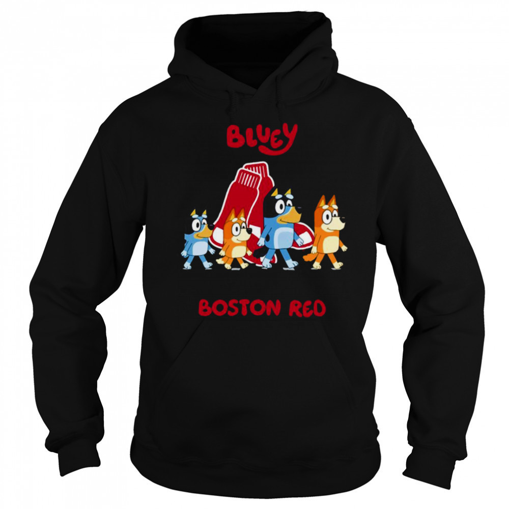 Boston Red Sox Bluey Family abbey road shirt Sweatshirt