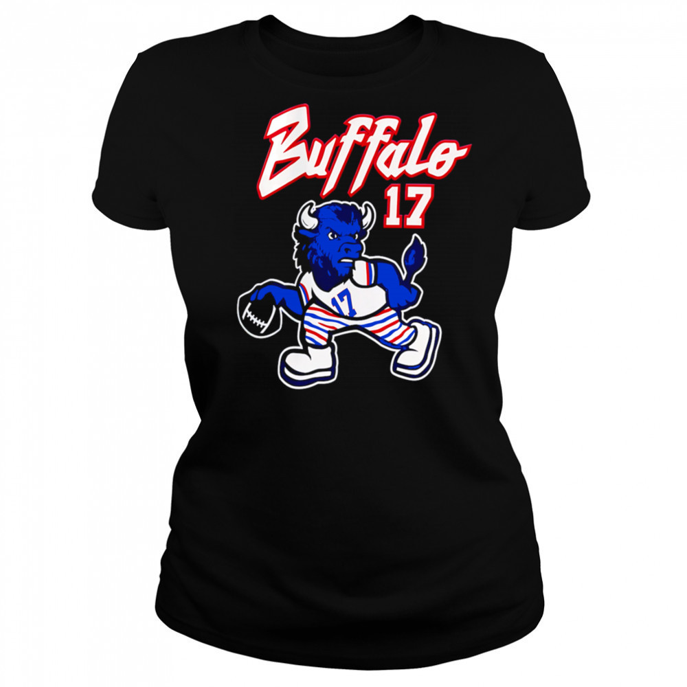 Buffalo Bills Raps 17 mascot cartoon shirt Women's T-shirt