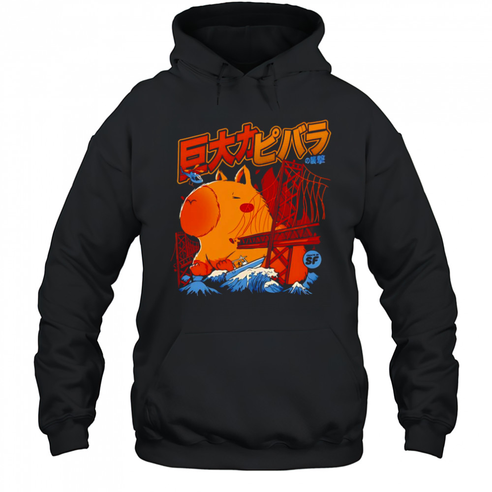 Capybara Monster attack shirt Hoodie