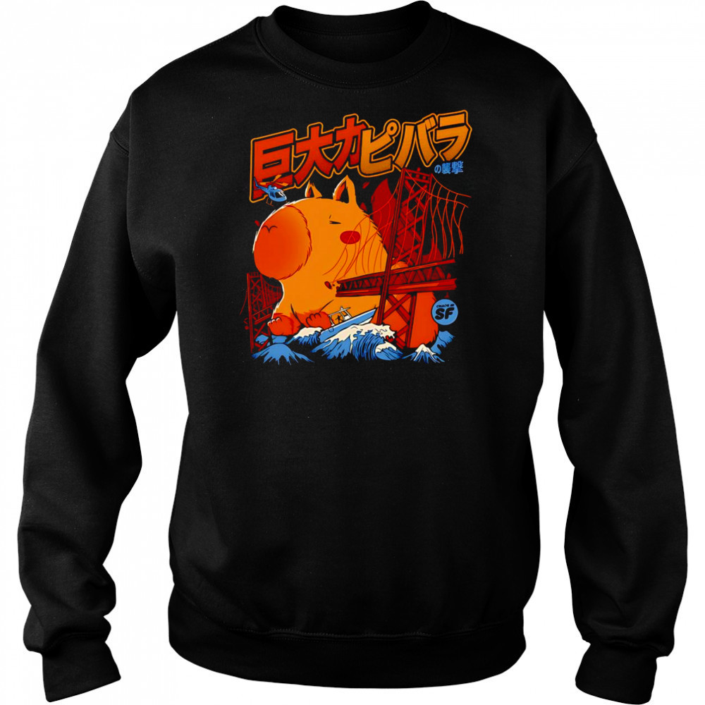 Capybara Monster attack shirt Hoodie