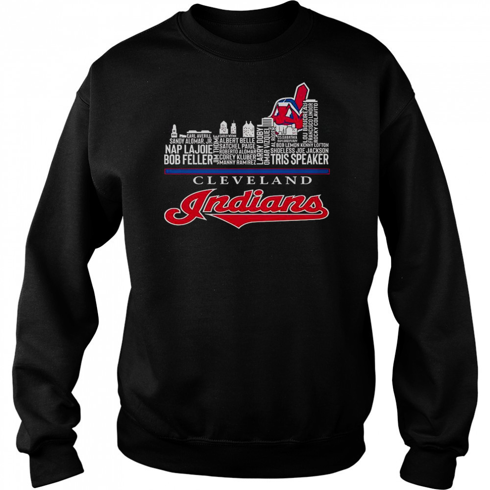 Cleveland Guardians 2025 Skyline T-Shirt Hoodie