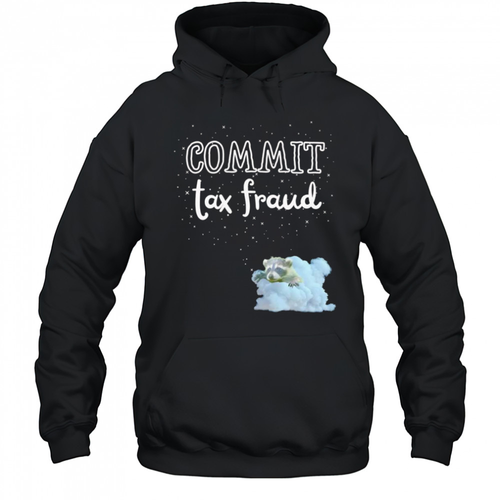 Commit Tax Fraud raccoon shirt Hoodie