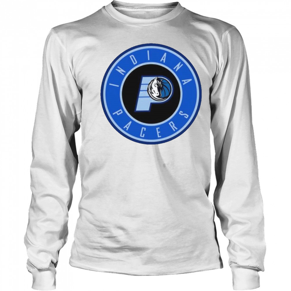 Dallas Mavericks x Indiana Pacers mashup logo shirt Long Sleeved