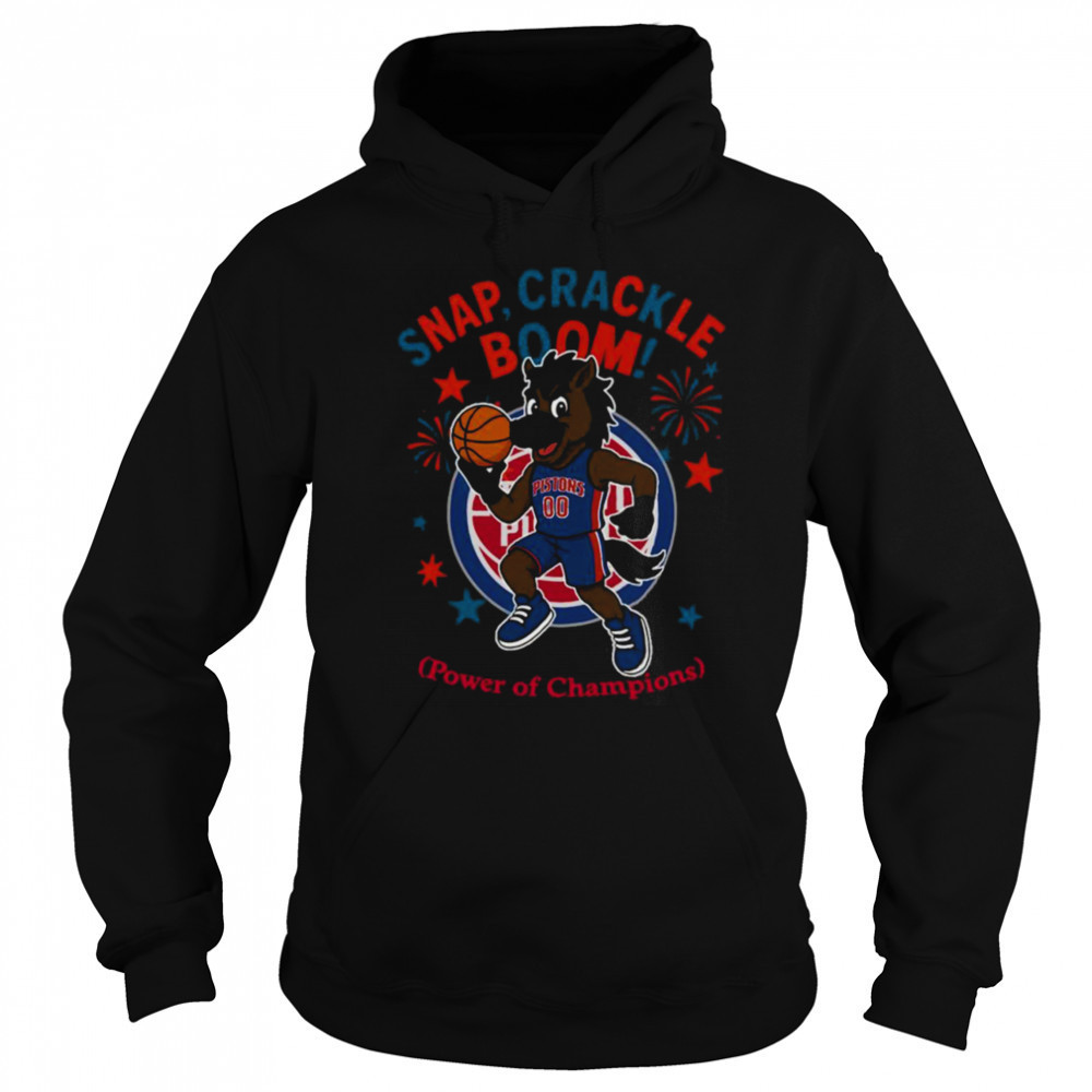 Detroit Pistons snap crackle boom power of champions Indepencence day shirt Sweatshirt