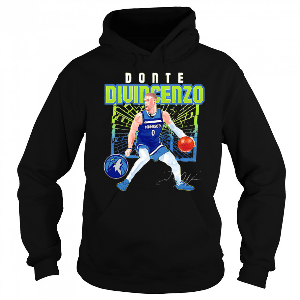 Donte Divincenzo Minnesota Timberwolves Shattered shirt Sweatshirt