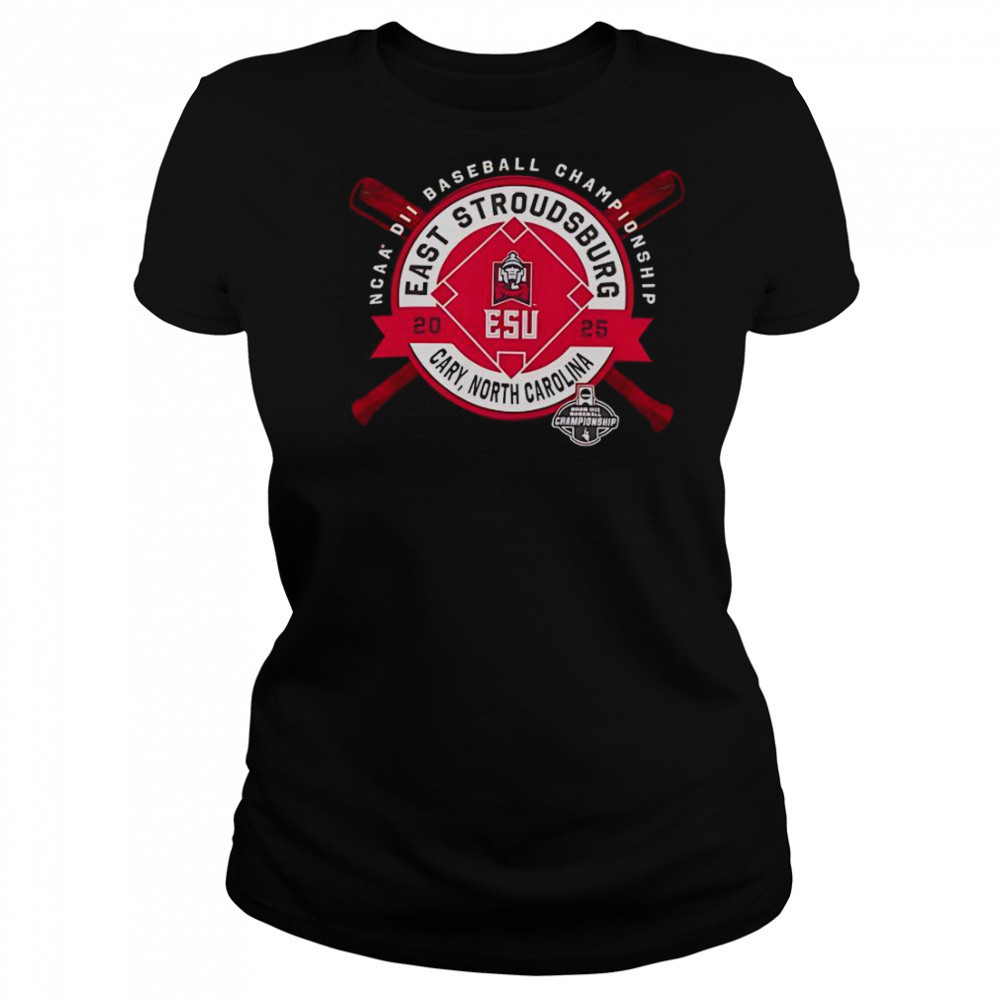 East Stroudsburg University Warriors NCAA DII Baseball Championship Cary North Carolina 2025 T-Shirt Women's T-shirt