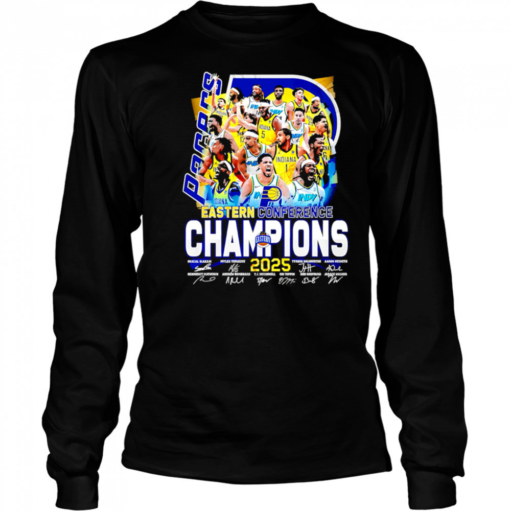 Eastern Conference Champions 2025 Indiana Pacers Limited Edition shirt Long Sleeved