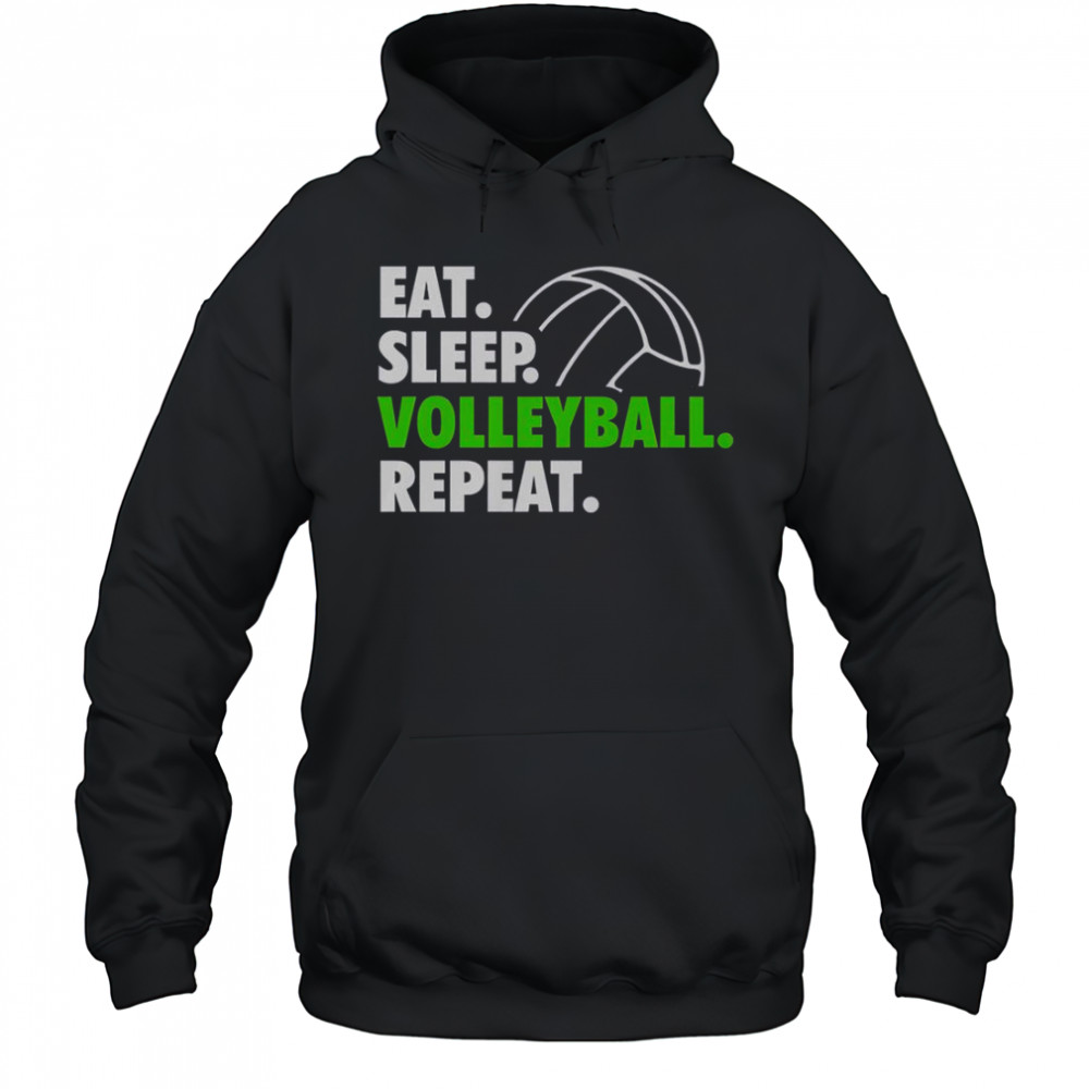 Eat Sleep Volleyball Repeat Premium T-Shirt Hoodie