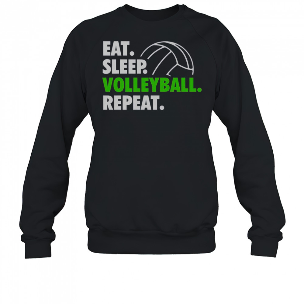 Eat Sleep Volleyball Repeat Premium T-Shirt Sweatshirt