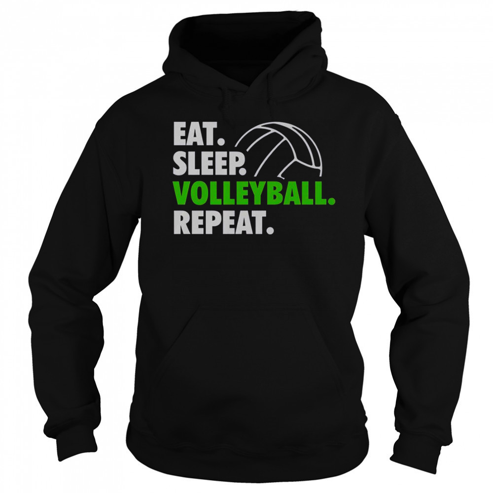Eat Sleep Volleyball Repeat Premium T-Shirt Sweatshirt
