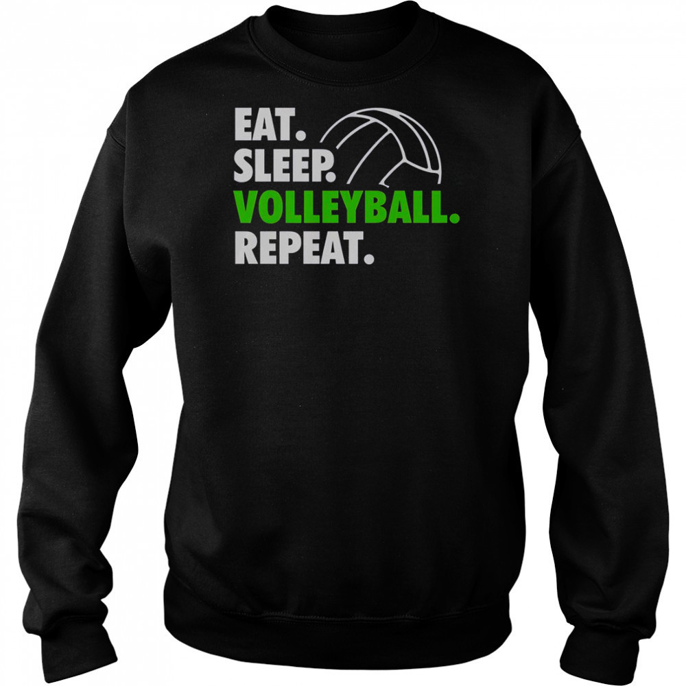 Eat Sleep Volleyball Repeat Premium T-Shirt Hoodie