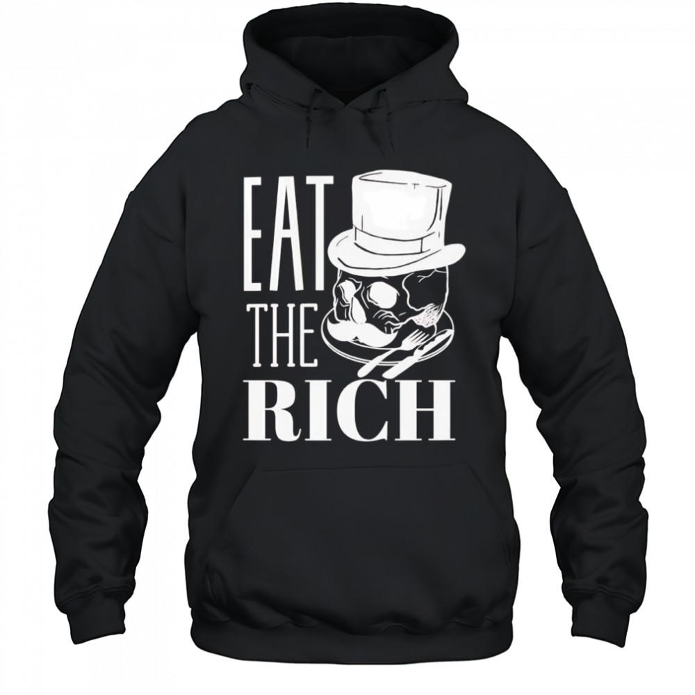Eat the rich skull shirt Hoodie