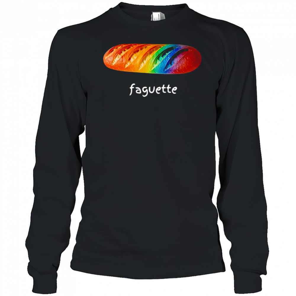 Faguette LGBT bread shirt Long Sleeved