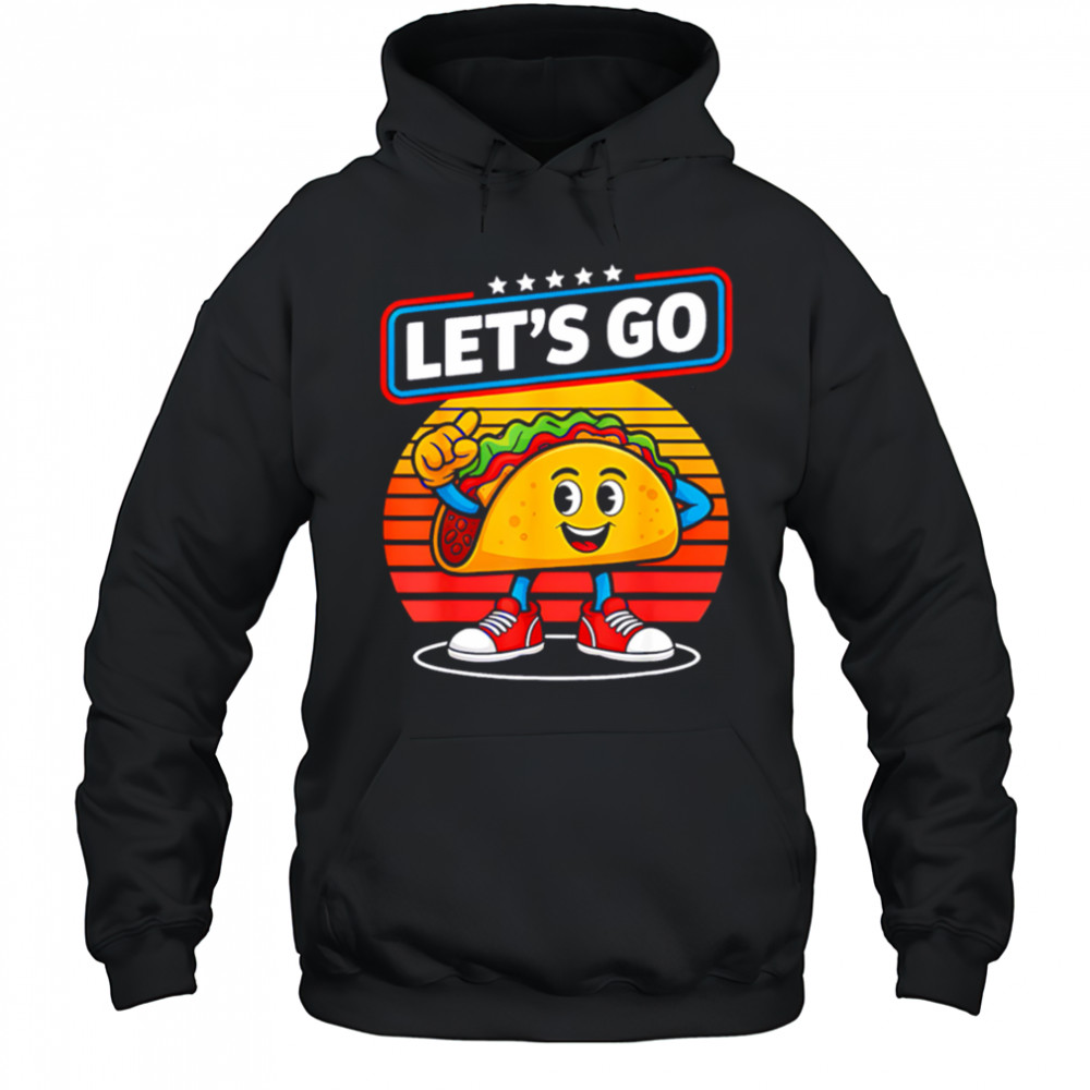Funny Dabbing Taco Let’S Go Trump Chickens Retro Style shirt Hoodie