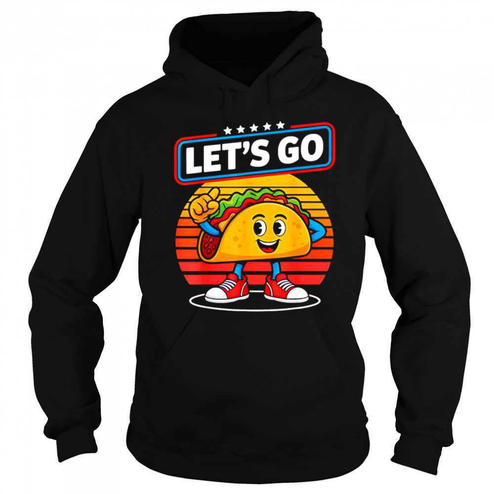 Funny Dabbing Taco Let’S Go Trump Chickens Retro Style shirt Sweatshirt