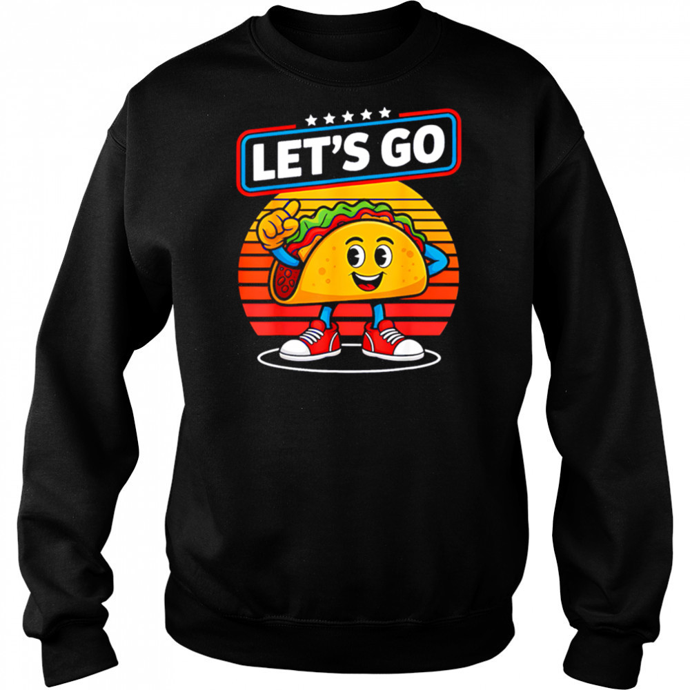 Funny Dabbing Taco Let’S Go Trump Chickens Retro Style shirt Hoodie