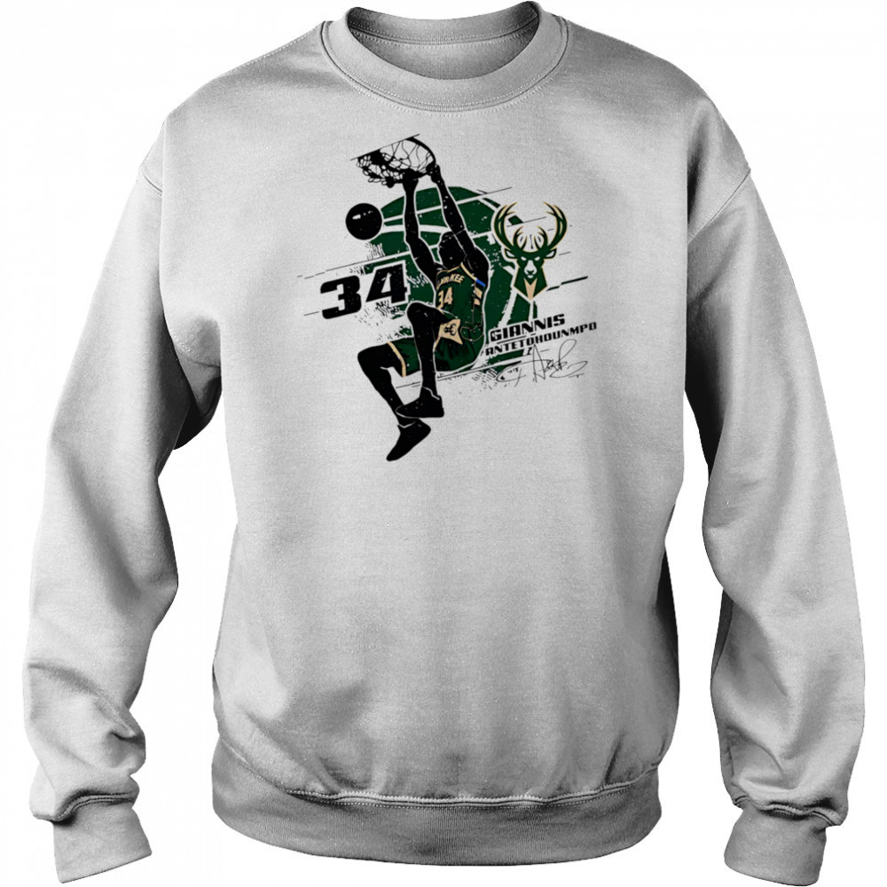 Giannis Antetokounmpo Milwaukee Bucks Silhouette shirt Hoodie