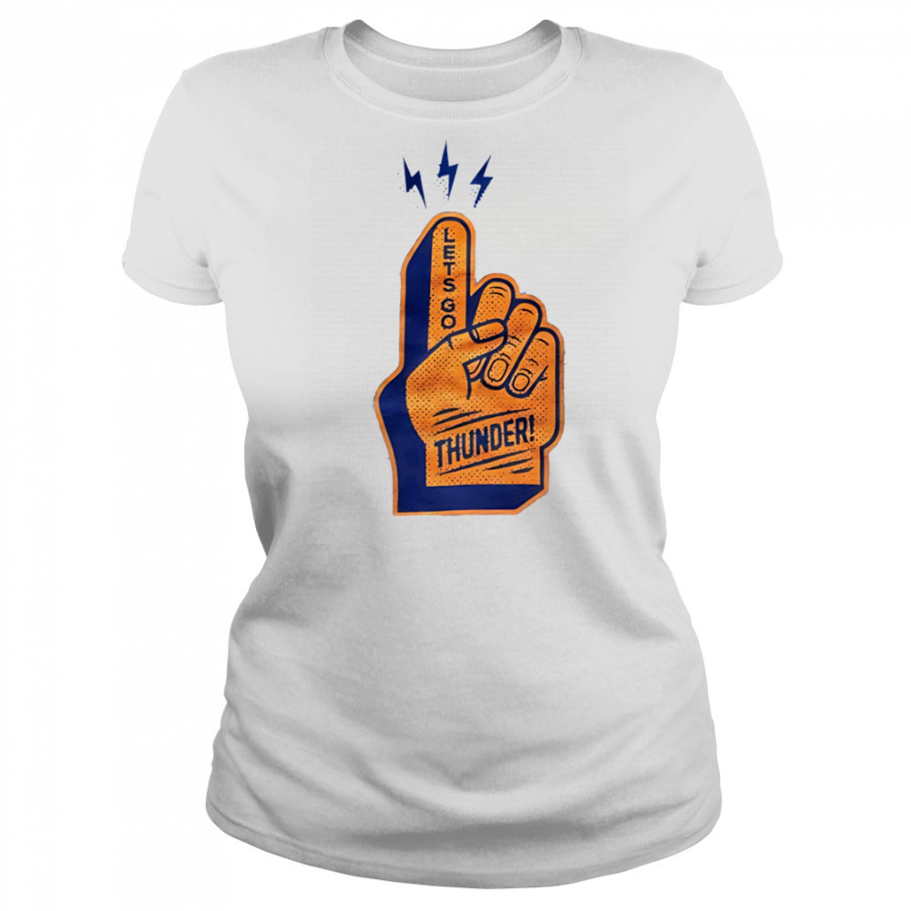 Hand Let’s Go Thunder shirt Women's T-shirt
