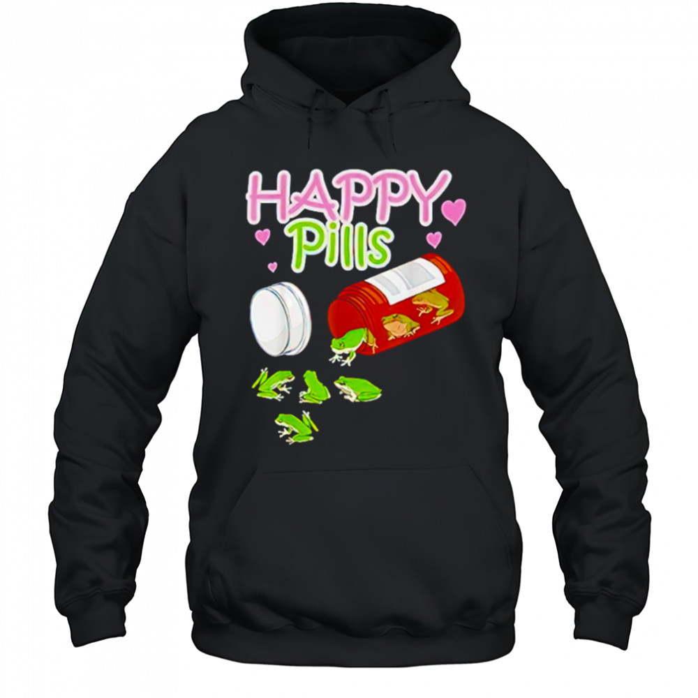 Happy Pills frog lover shirt Hoodie