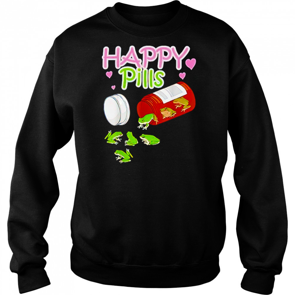 Happy Pills frog lover shirt Hoodie