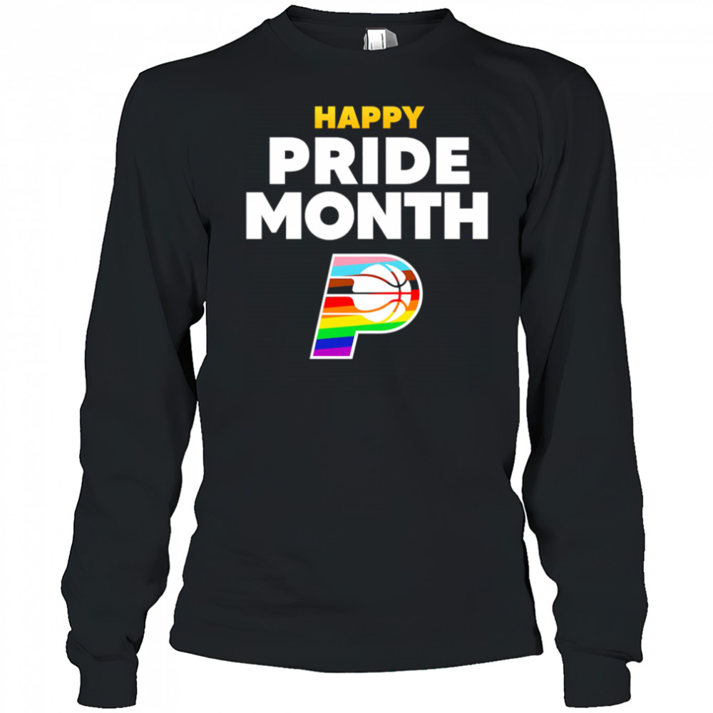 Happy Pride Month Indiana Pacers shirt Long Sleeved