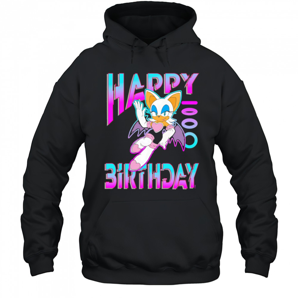 Hedgehog Rouge Happy Birthday shirt Hoodie