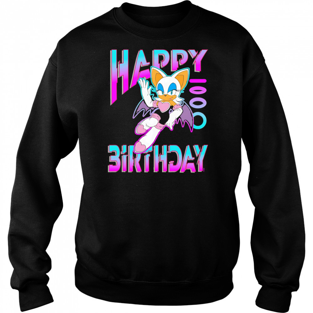 Hedgehog Rouge Happy Birthday shirt Hoodie