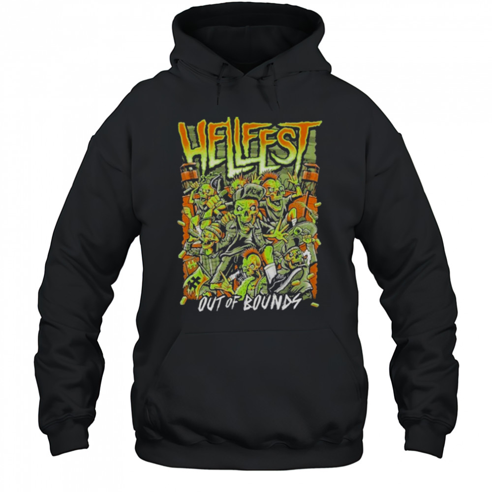 Hellfest Warzone Out Of Bounds On June 19 22 2025 T shirts Hoodie