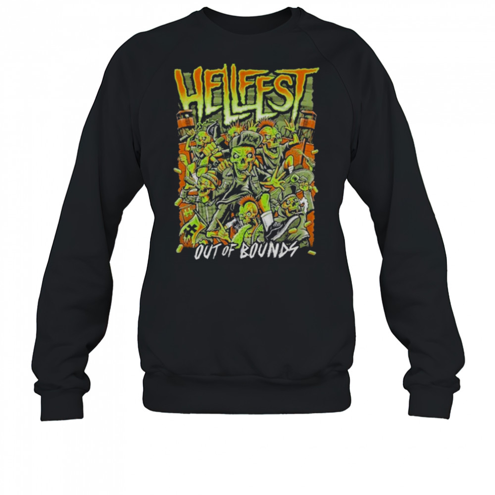 Hellfest Warzone Out Of Bounds On June 19 22 2025 T shirts Sweatshirt